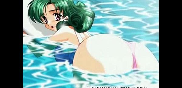  fan service AnimeGirls Ecchi Sexy In summer